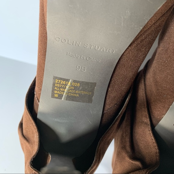 Colin Stuart Brown Lace up Stiletto Booties - Picture 8 of 11